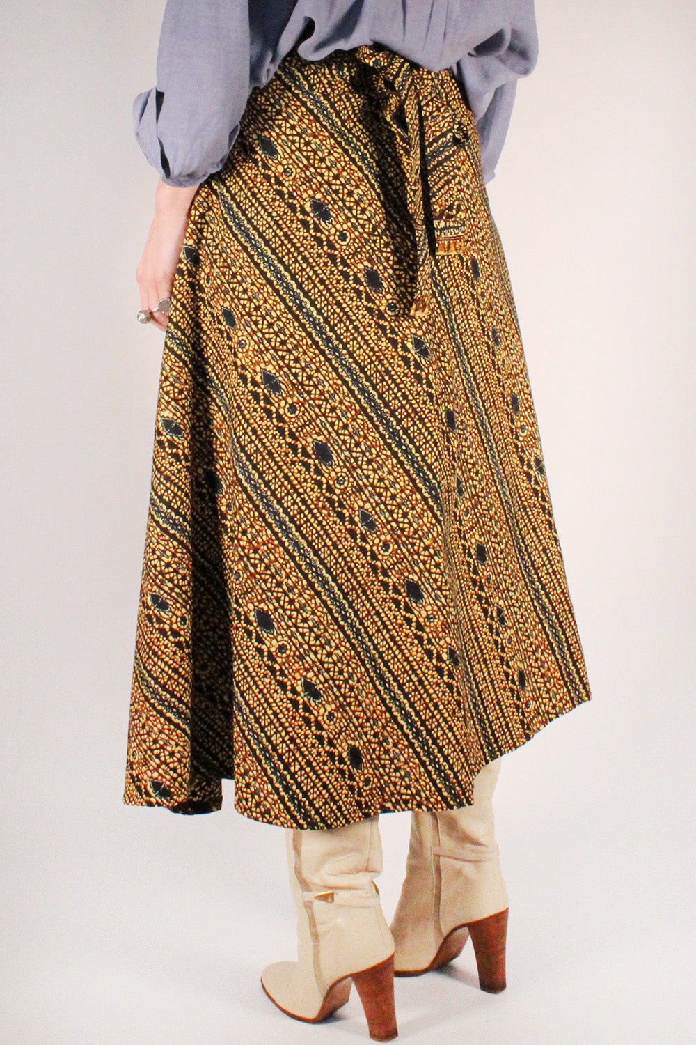 Vintage Batik wikkelrok