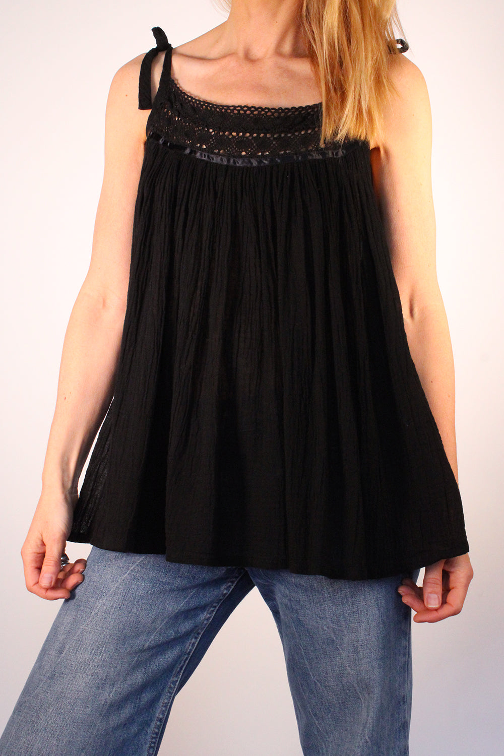 Vintage Indiase babydoll top