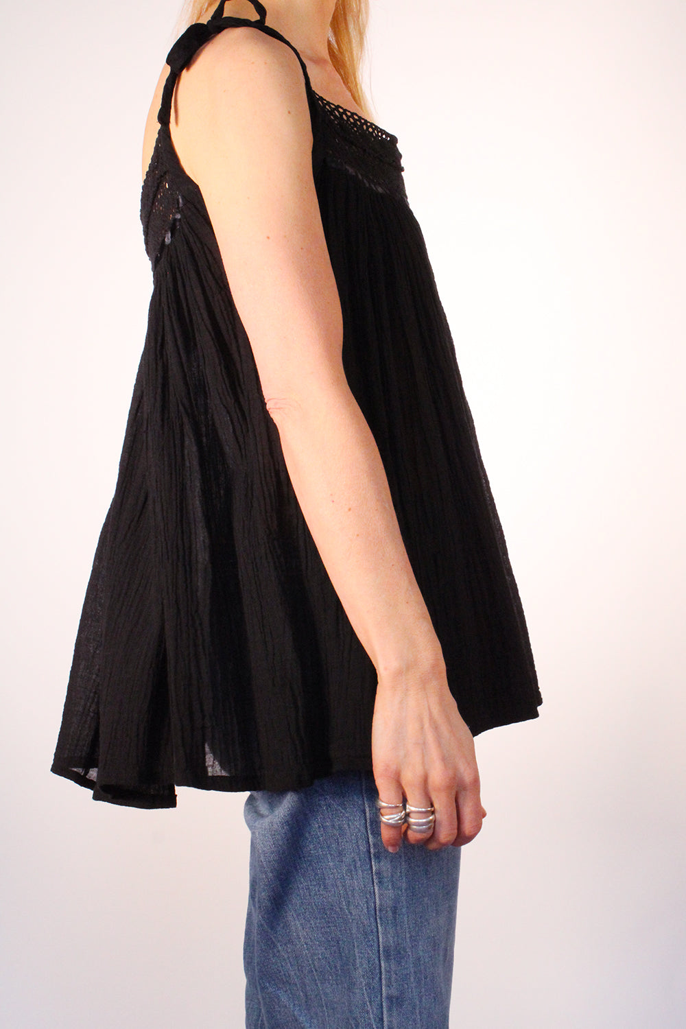 Vintage Indiase babydoll top