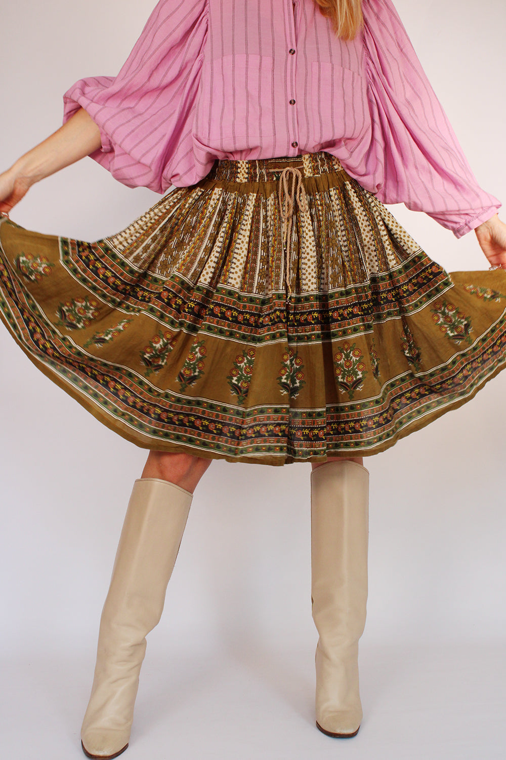 Vintage Indiase hippie rok