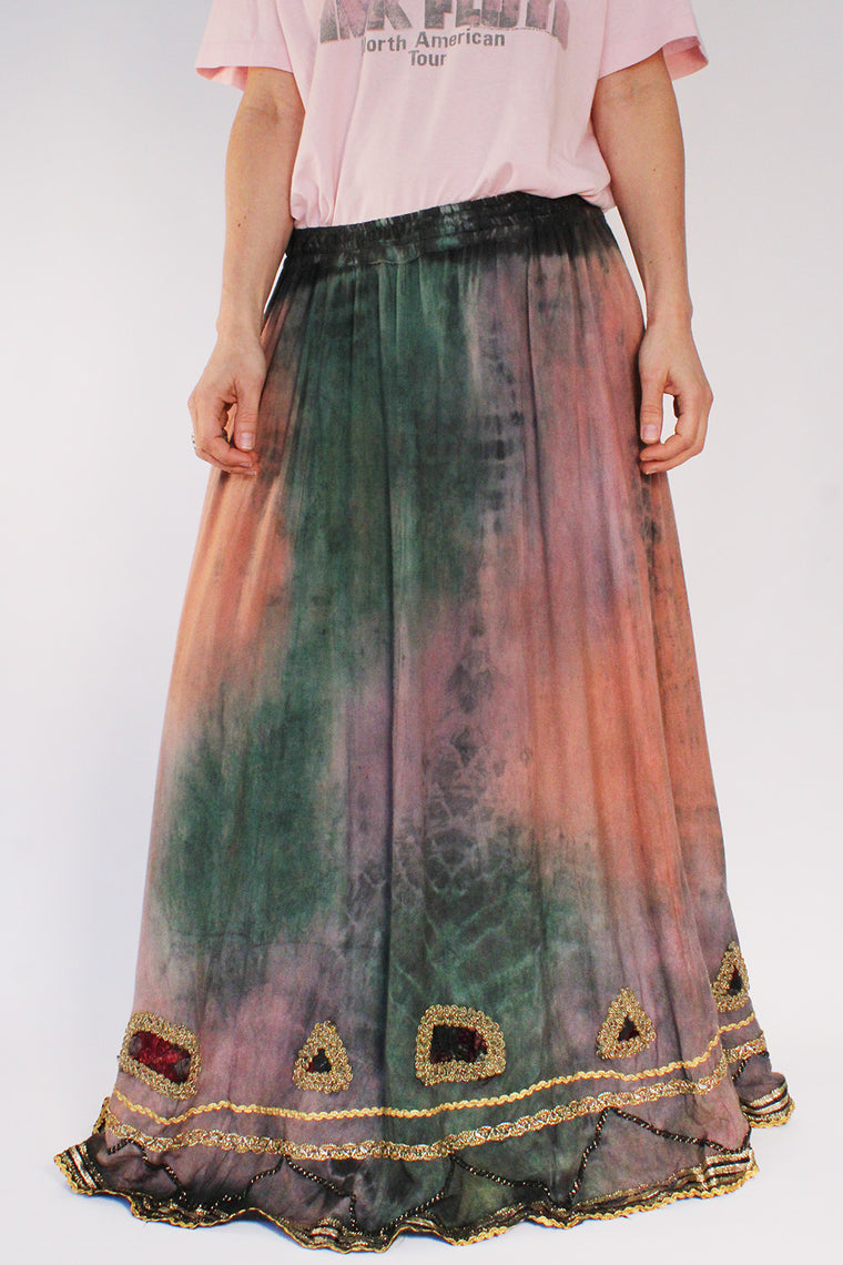 Vintage Tie Dye hippie rok