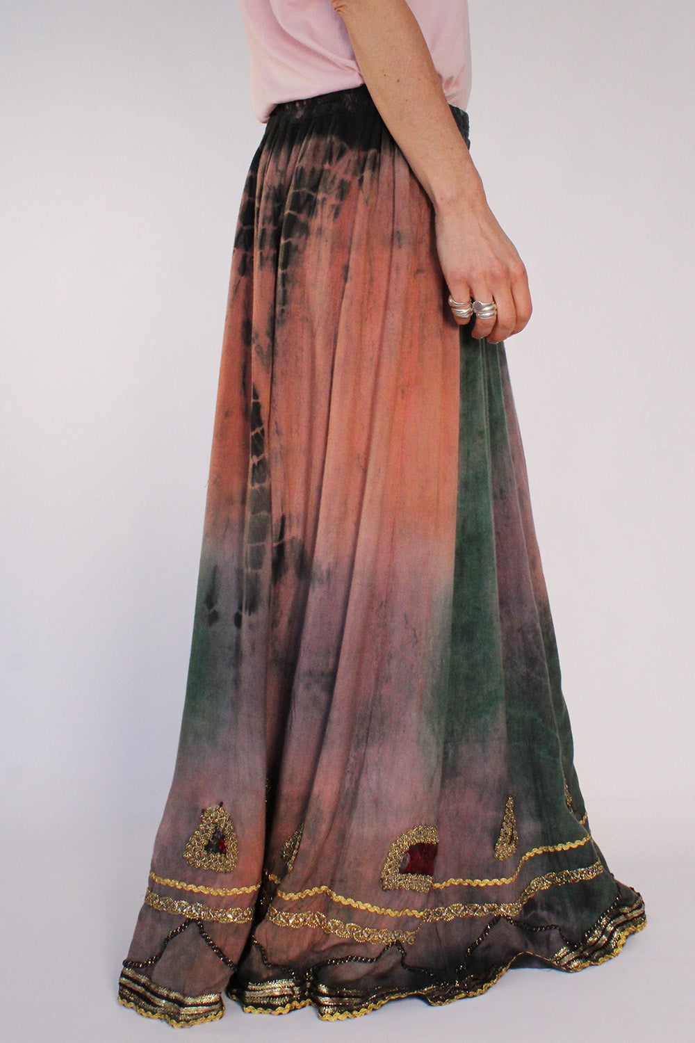 Vintage Tie Dye hippie rok