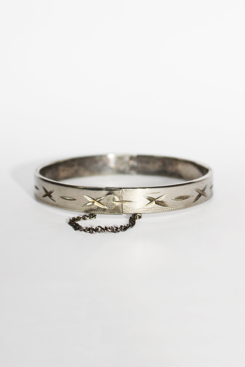 Vintage bewerkte metalen armband
