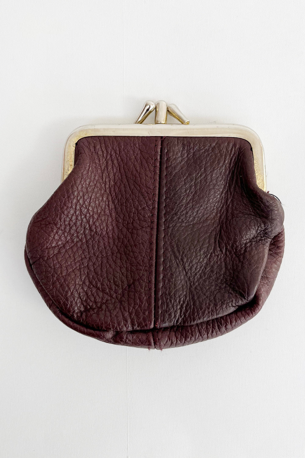 Vintage Burgundy Knipportemonnee