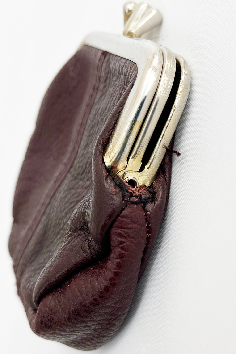 Vintage Burgundy Knipportemonnee
