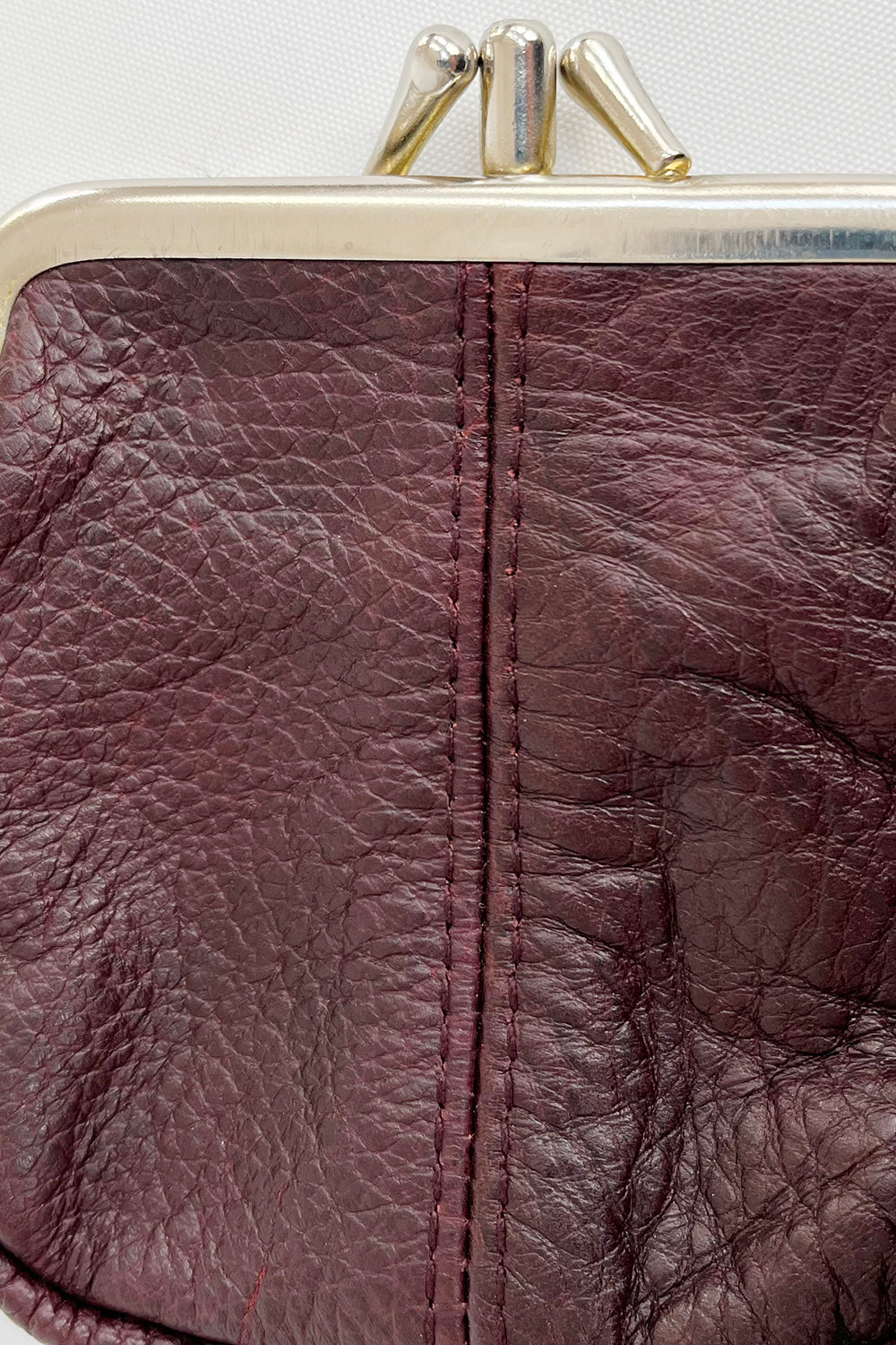 Vintage Burgundy Knipportemonnee