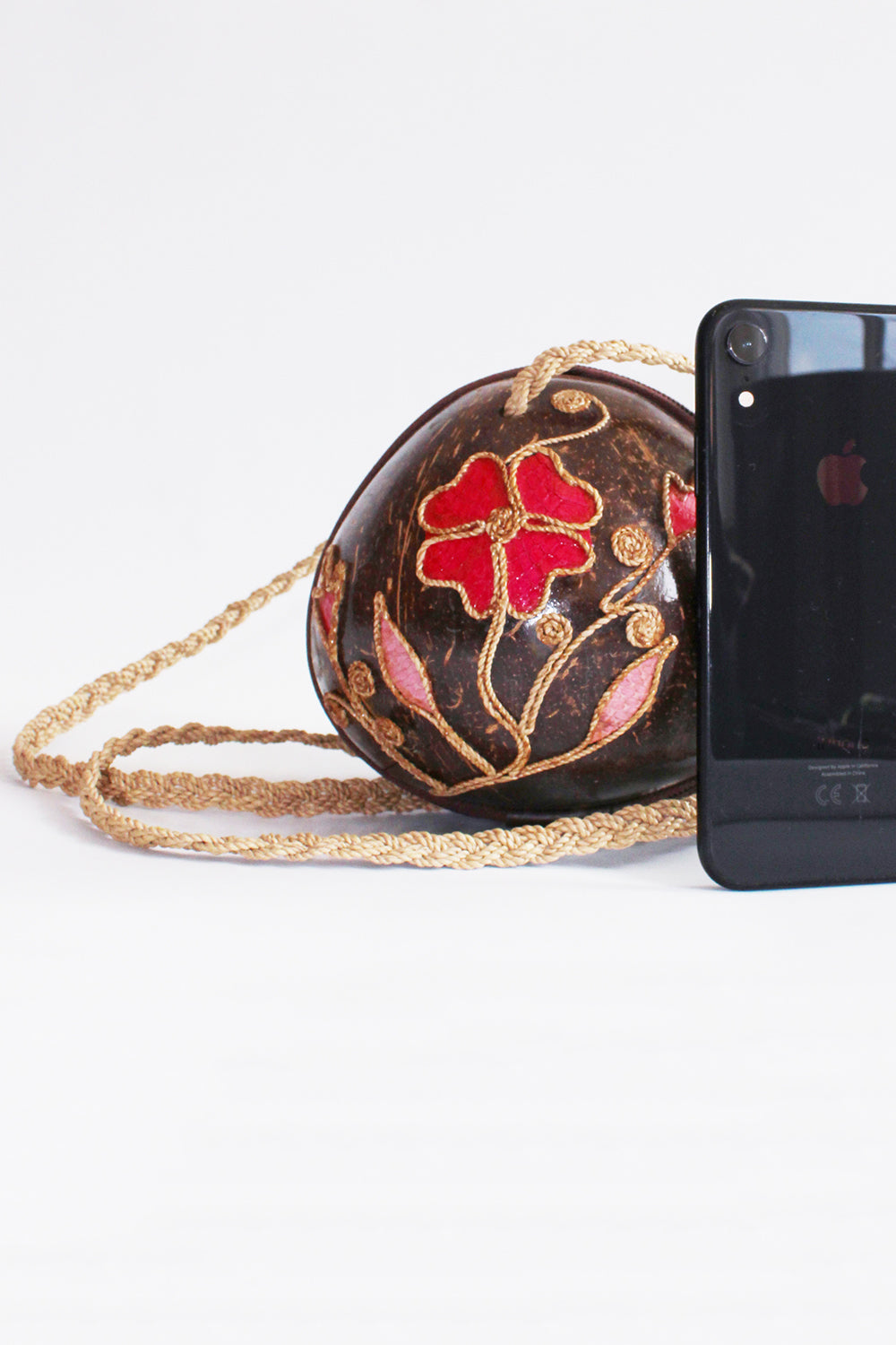 Vintage coconut crossbody