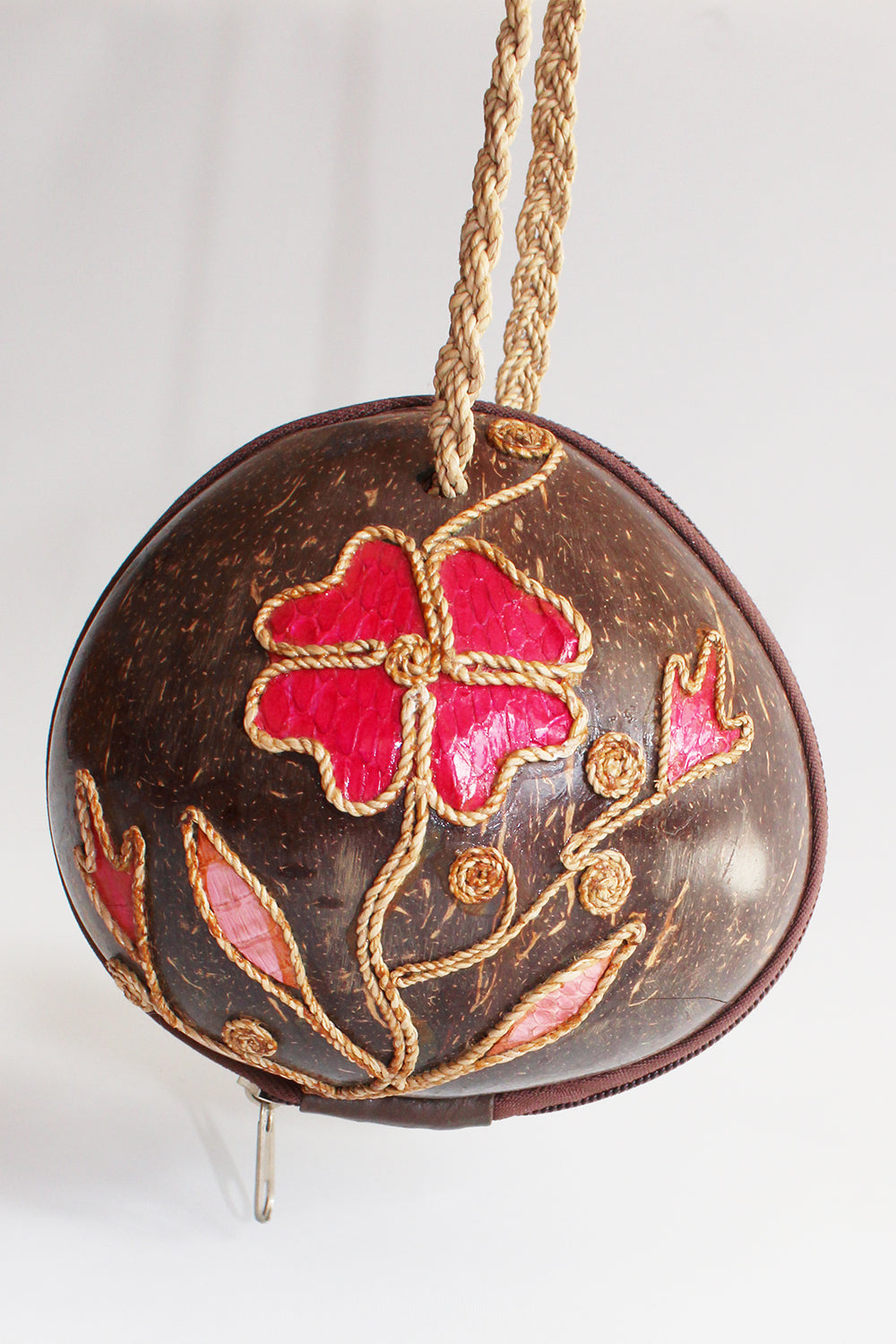 Vintage coconut crossbody