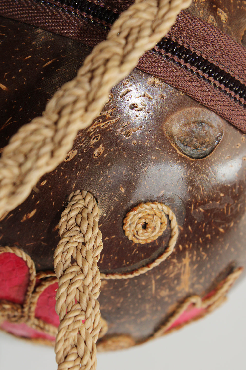 Vintage coconut crossbody