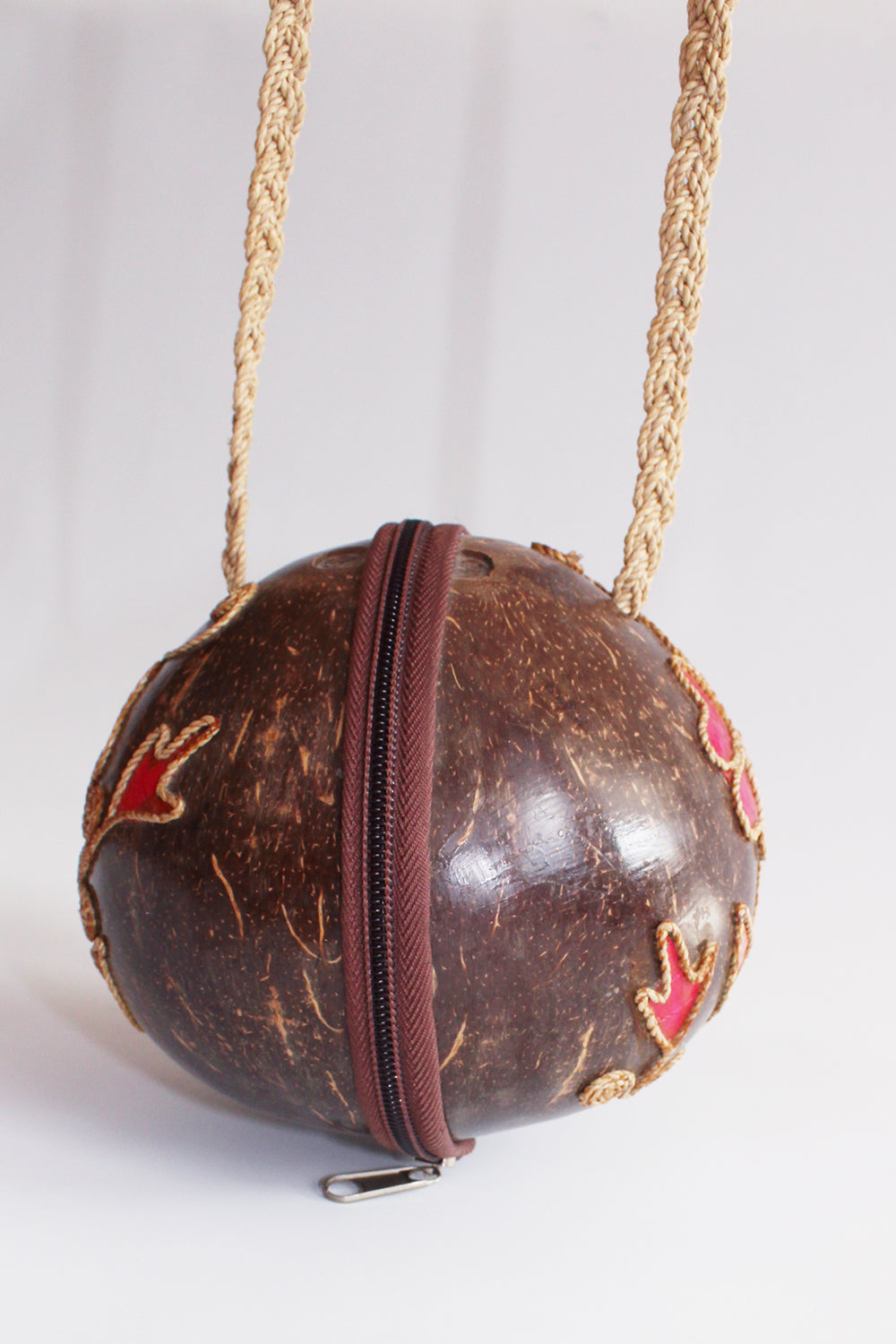 Vintage coconut crossbody