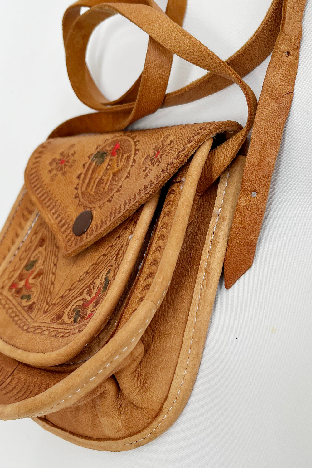 Vintage Handbewerkt Marokkaanse Schoudertasje