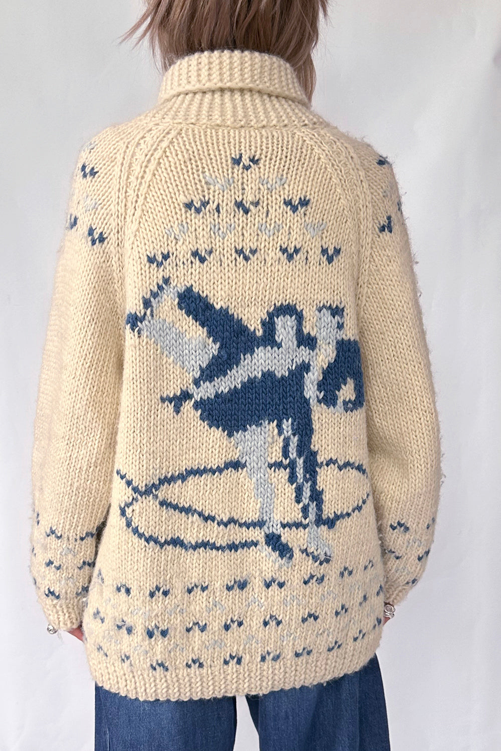 Vintage handgemaakt Cowichan vest