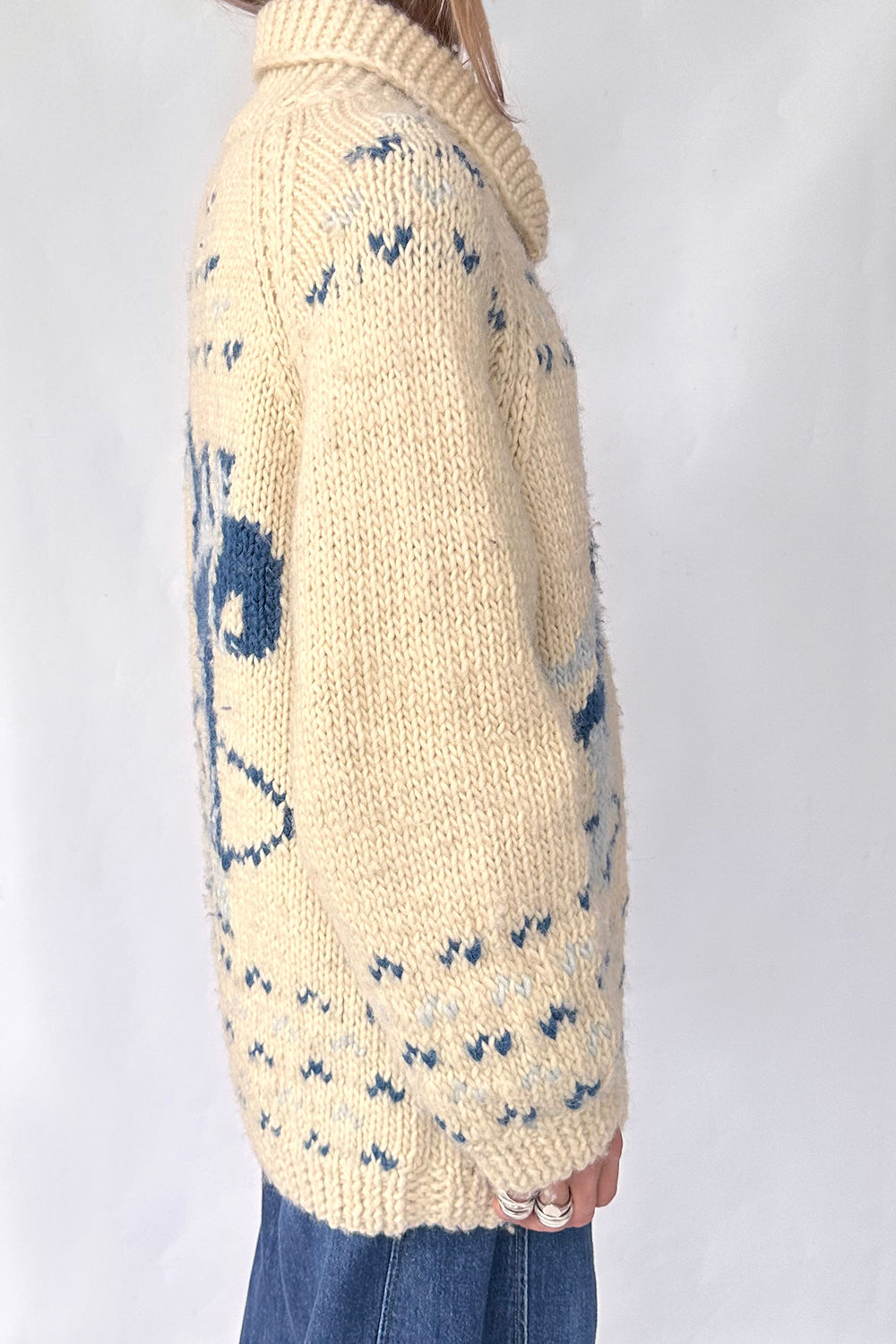 Vintage handgemaakt Cowichan vest
