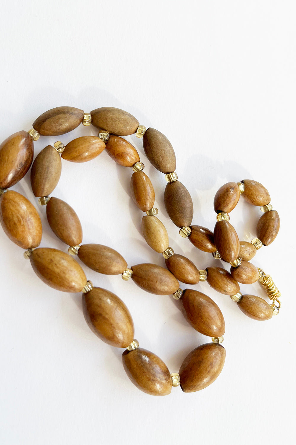 Vintage handgemaakte kralenketting