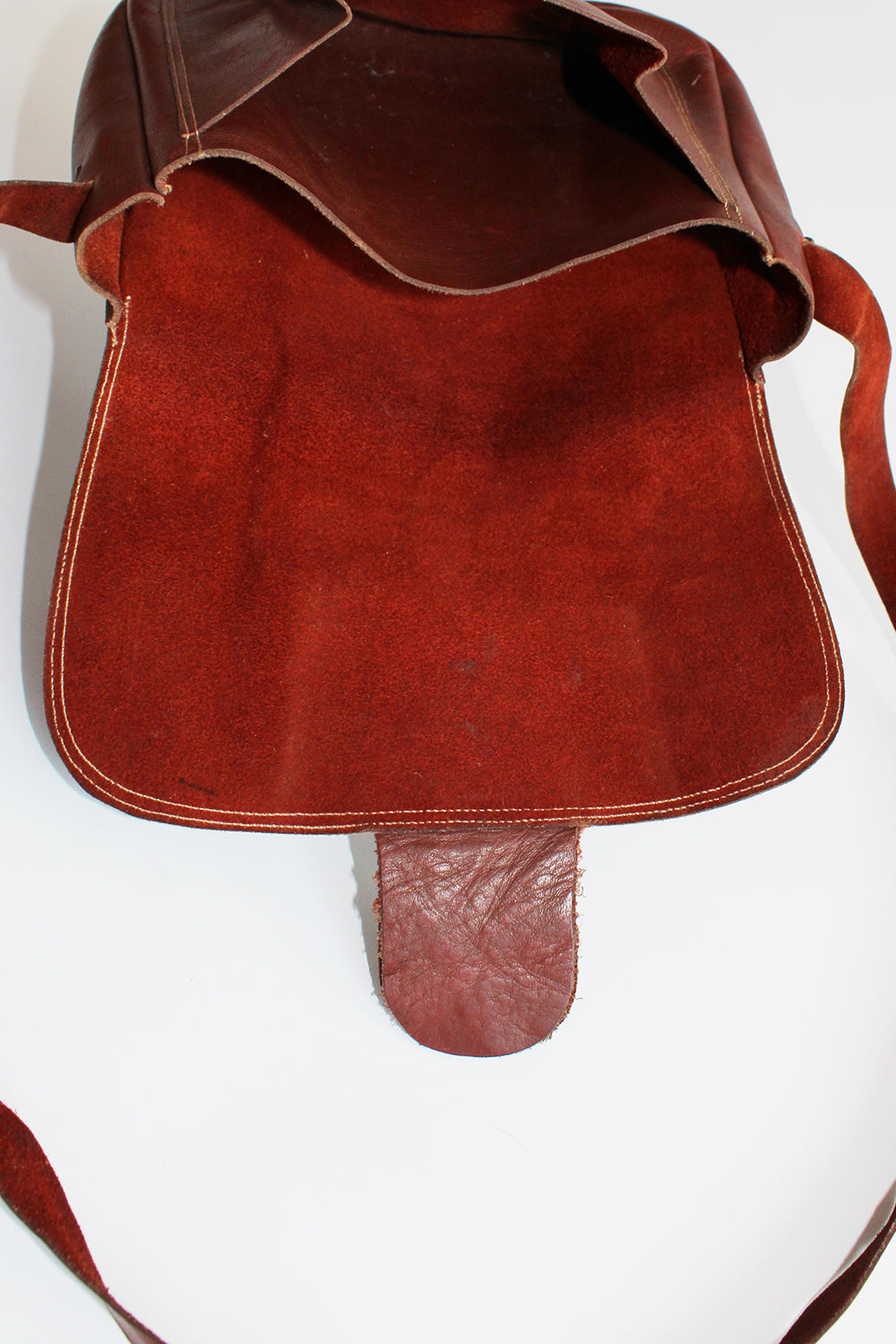 Vintage handgemaakte schoudertas