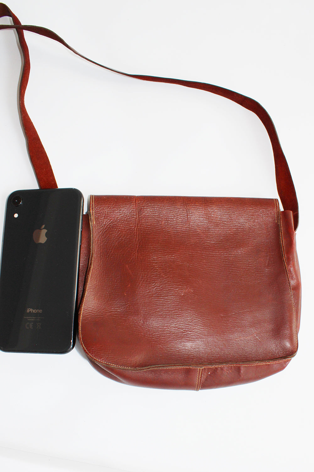 Vintage handgemaakte schoudertas