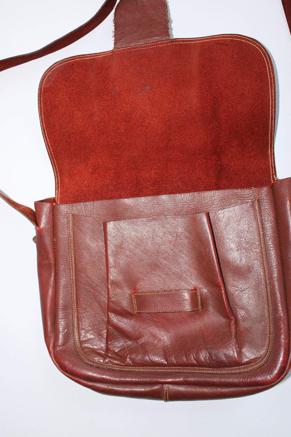 Vintage handgemaakte schoudertas