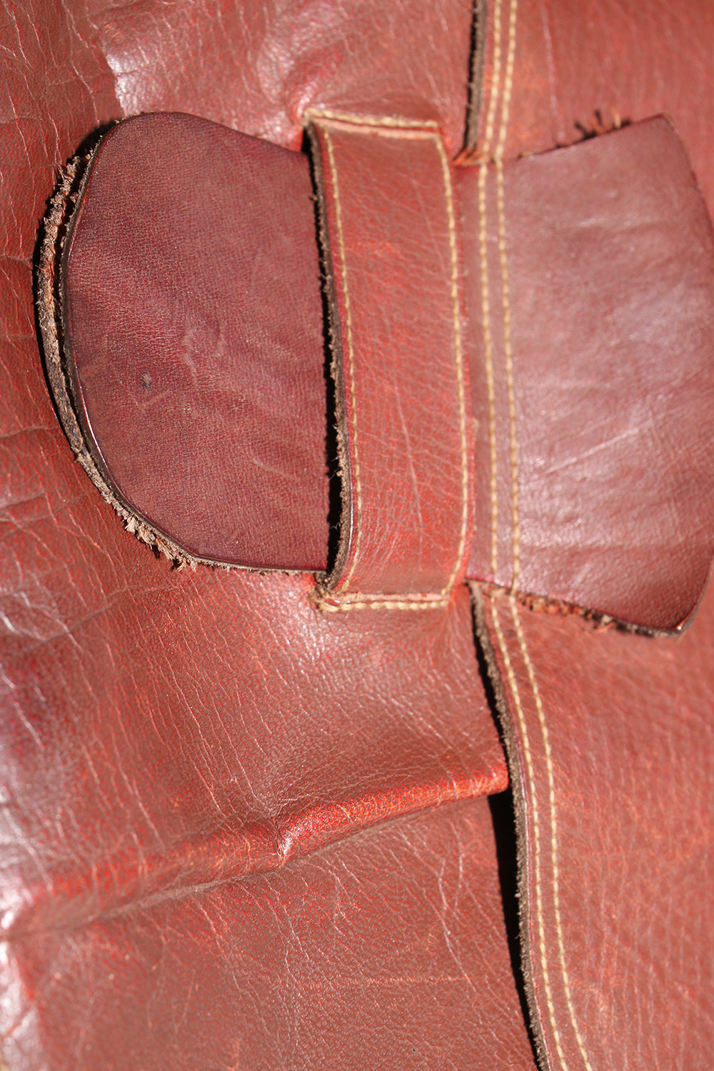 Vintage handgemaakte schoudertas