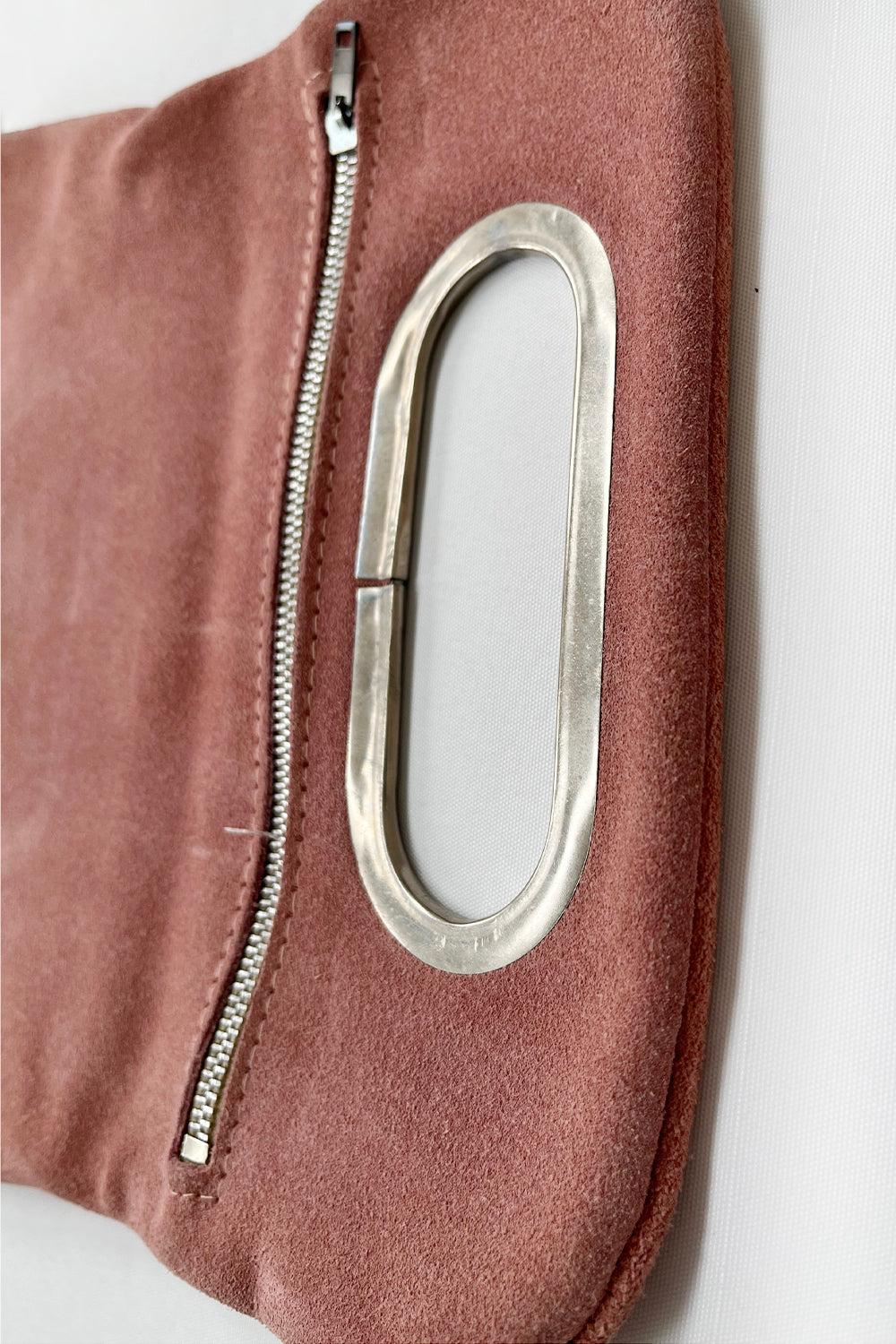 Vintage jaren 60 suede handtas