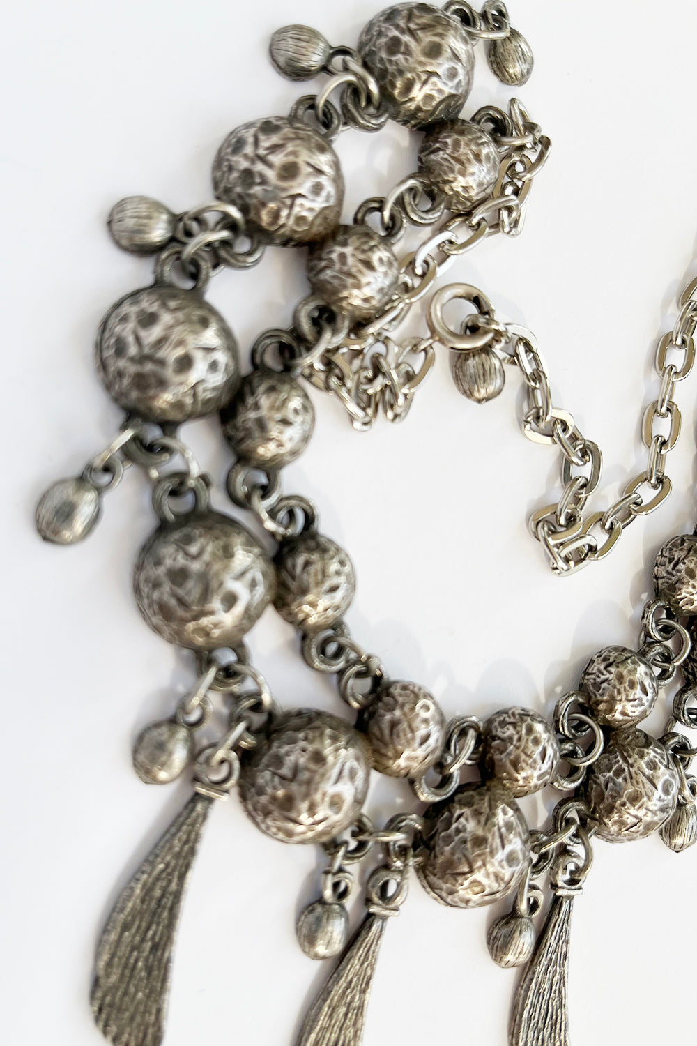 Vintage jaren 70 metalen ketting