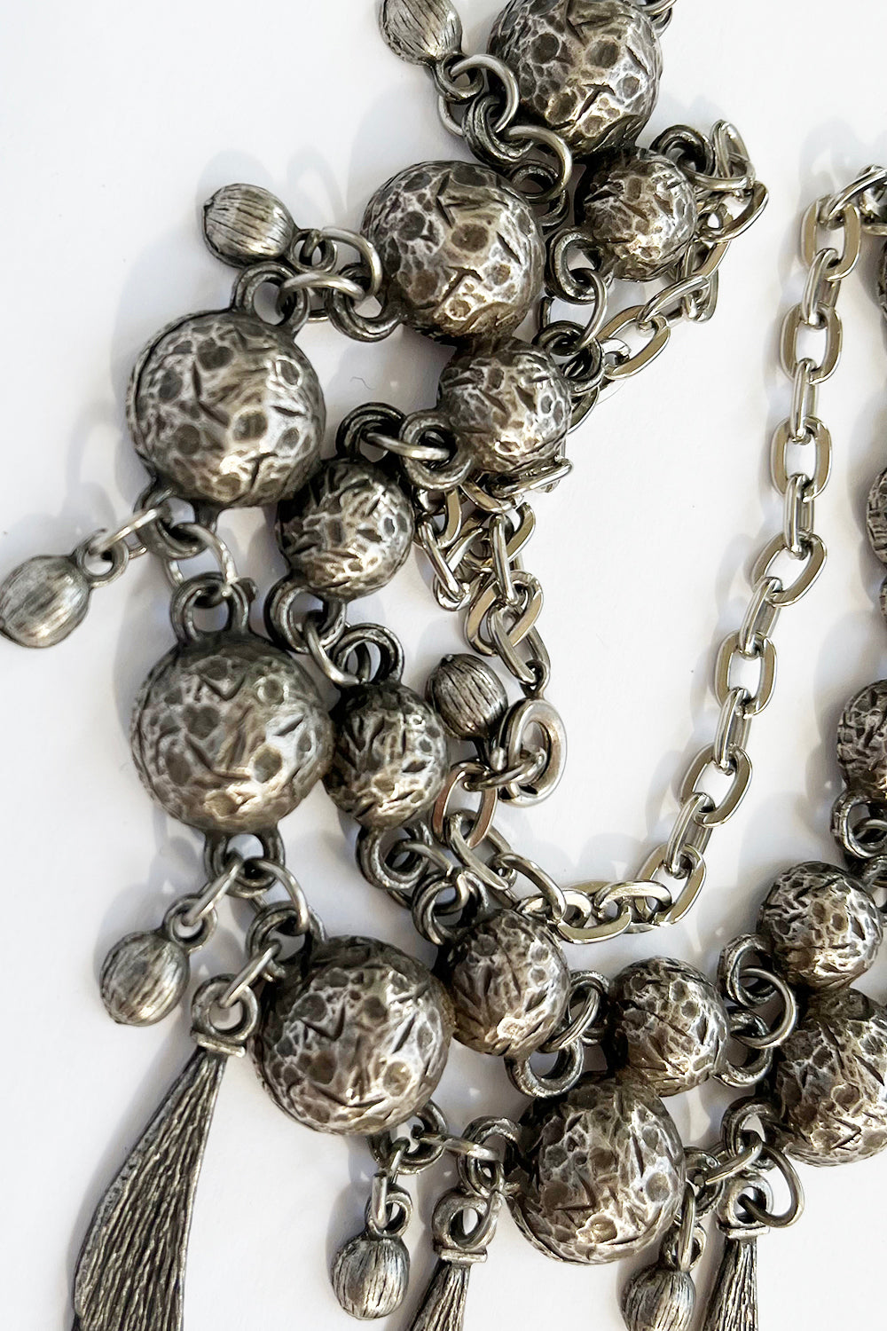 Vintage jaren 70 metalen ketting