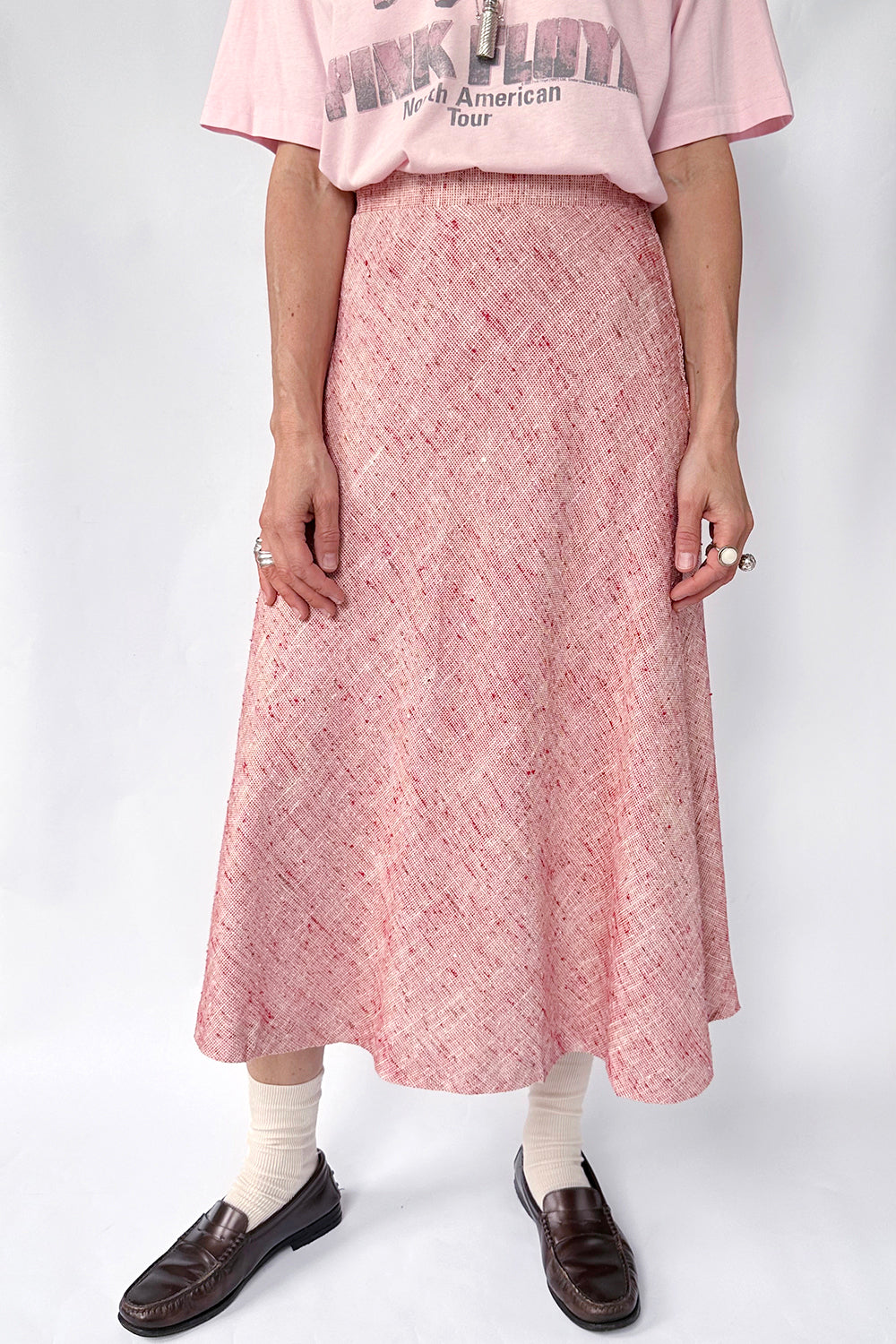 Vintage jaren 70 midi rok