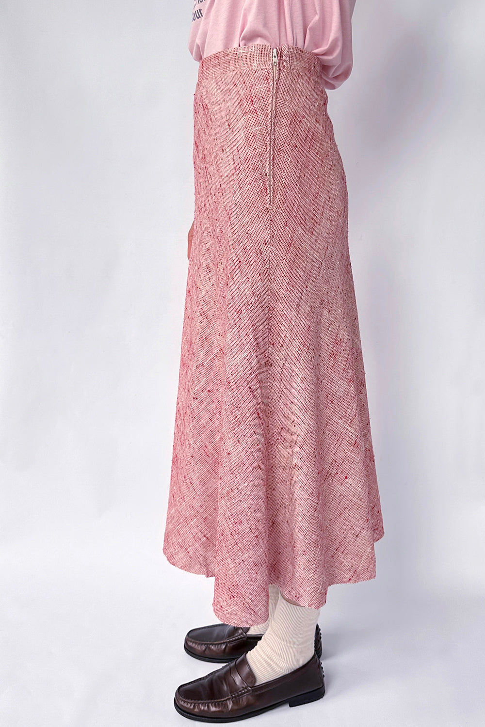Vintage jaren 70 midi rok
