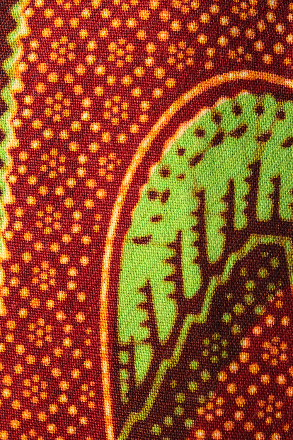 Vintage katoenen Afrikaanse Batik tuniek 