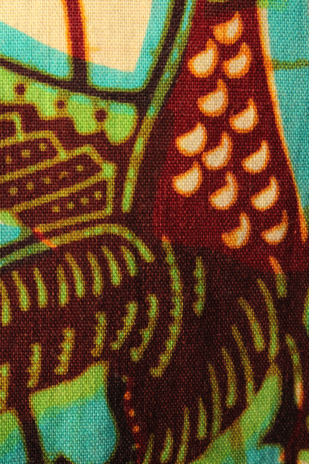 Vintage katoenen Afrikaanse Batik tuniek 
