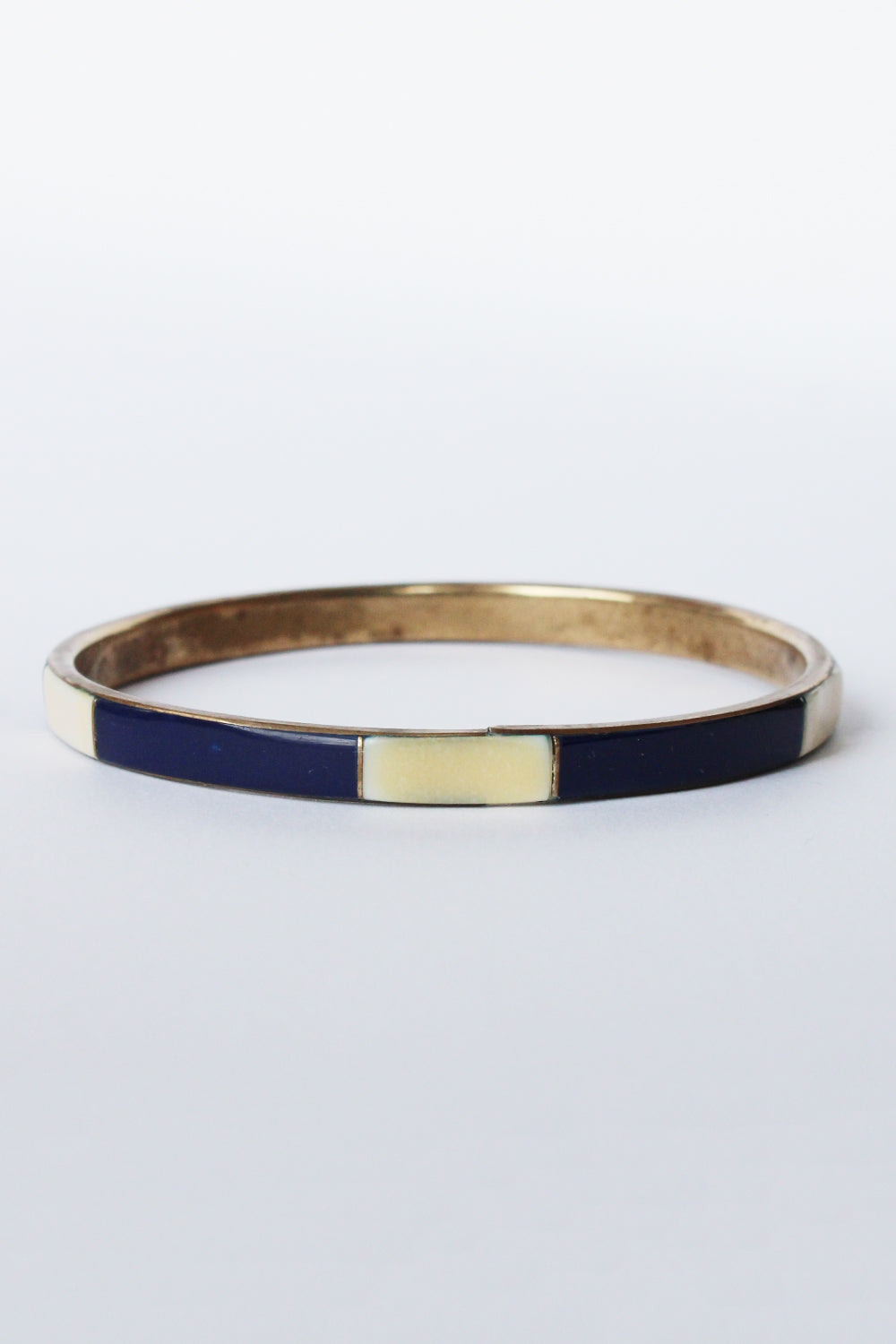 Vintage koperen armband met Emaille