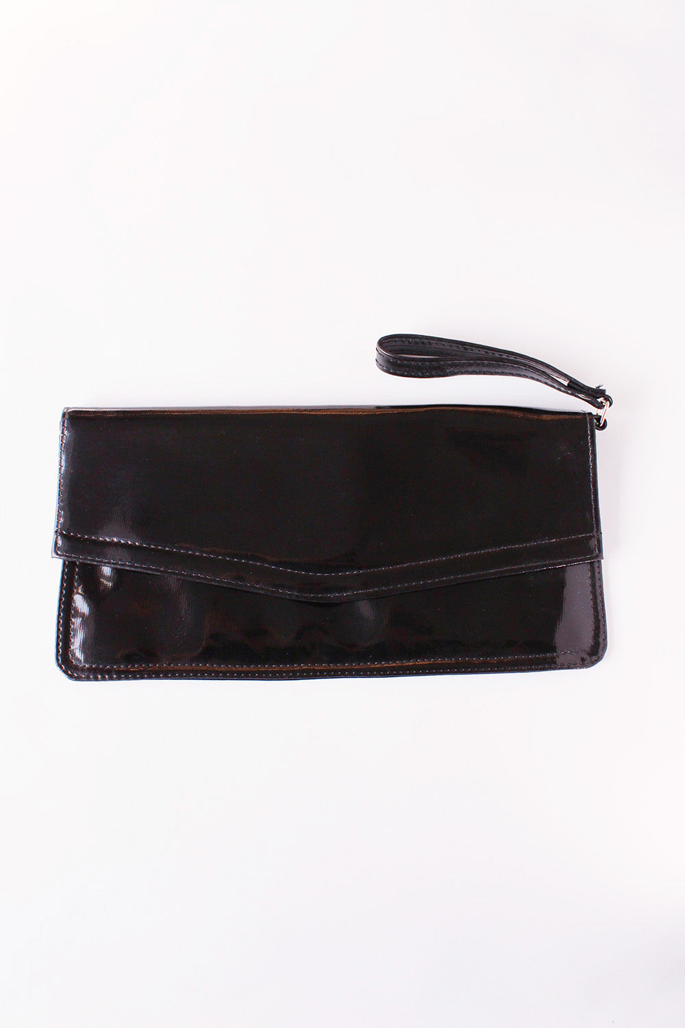 Vintage lakleer clutch