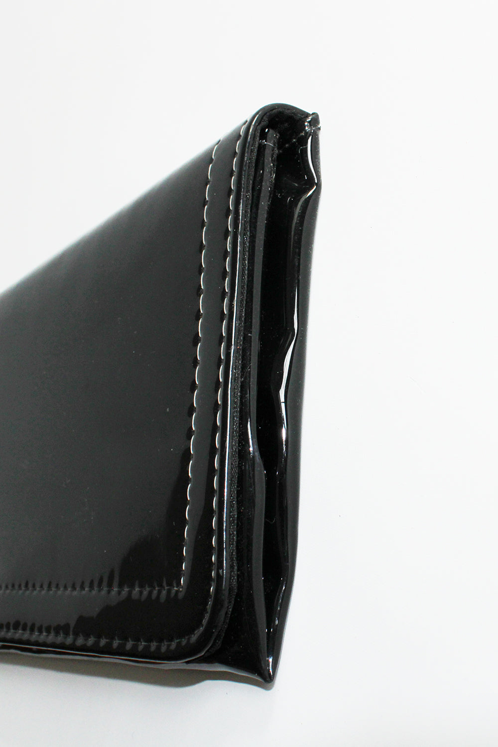 Vintage lakleer clutch