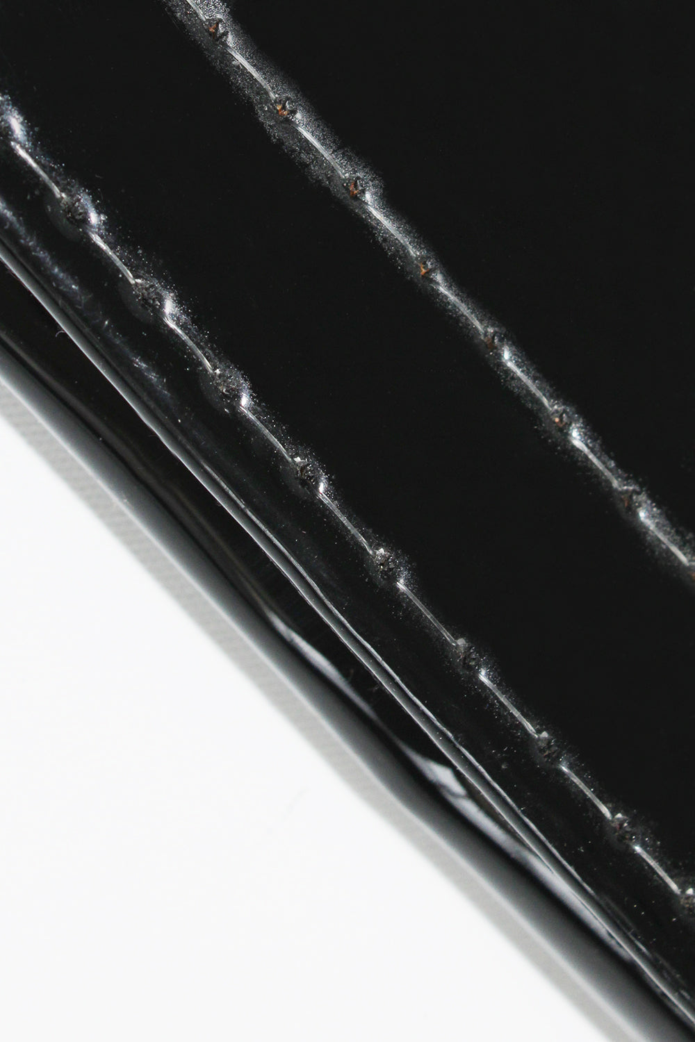Vintage lakleer clutch