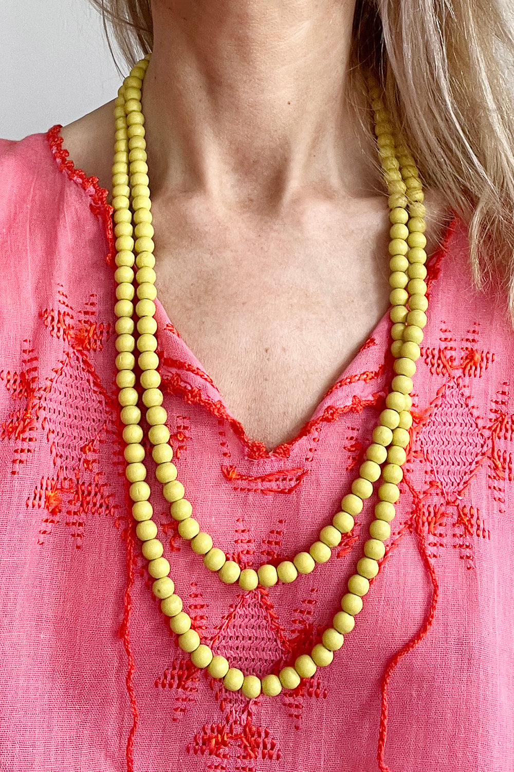 Vintage lange kralenketting