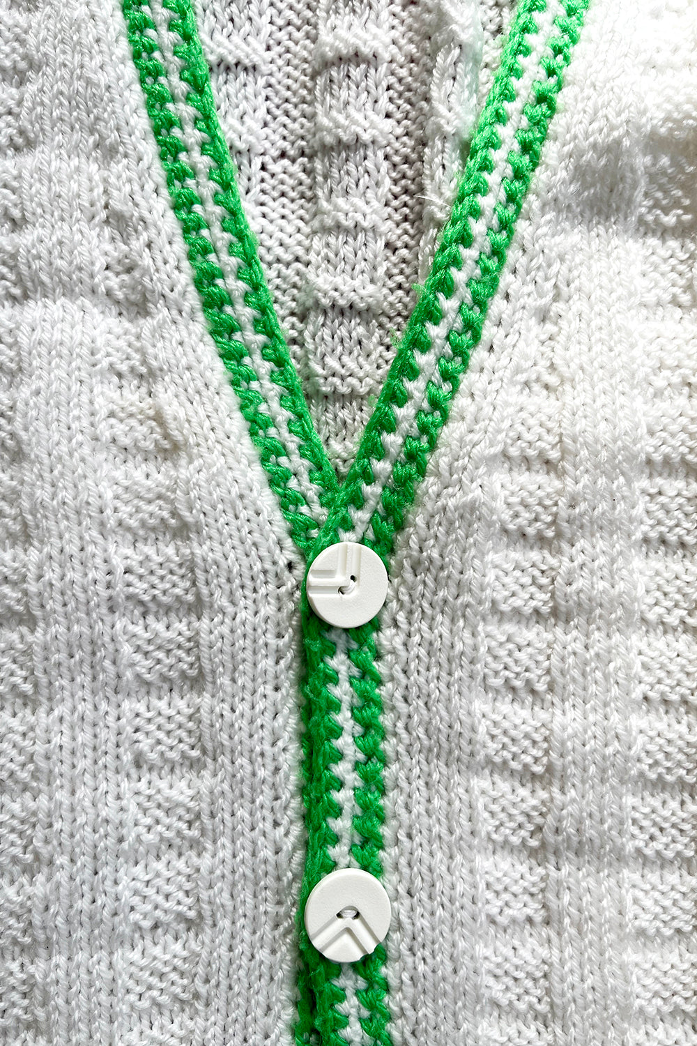 Vintage oversized 1960s mouwloos vest