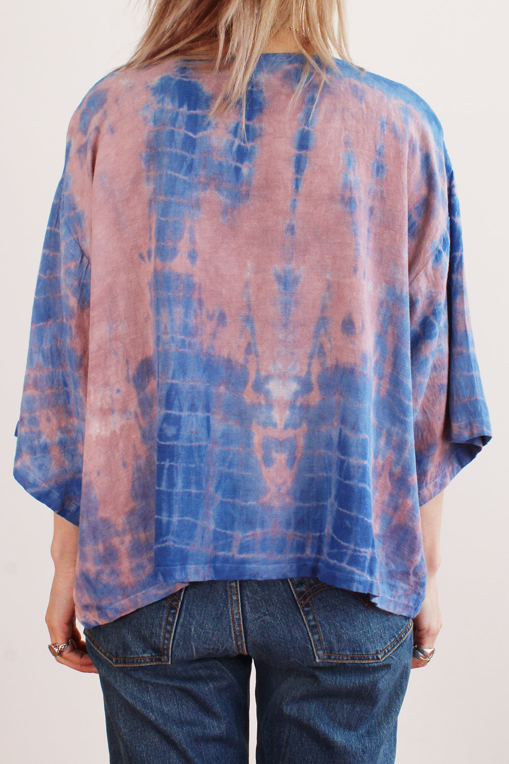 Vintage oversized Tie Dye blouse