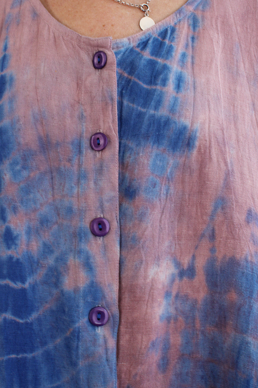 Vintage oversized Tie Dye blouse