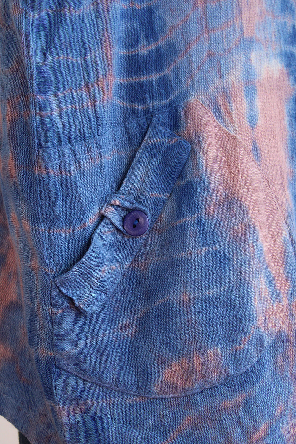 Vintage oversized Tie Dye blouse