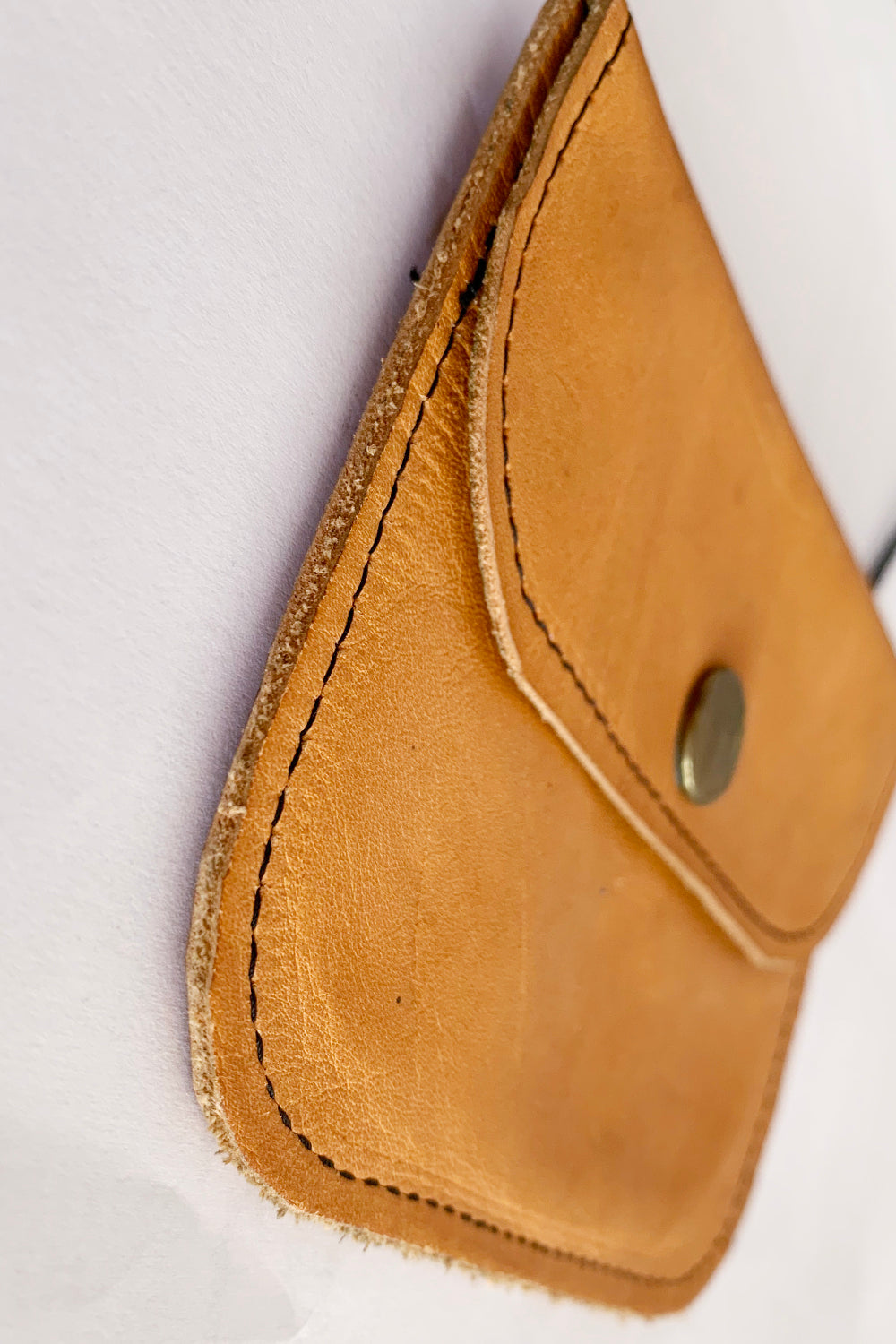 Vintage portemonnee met koord