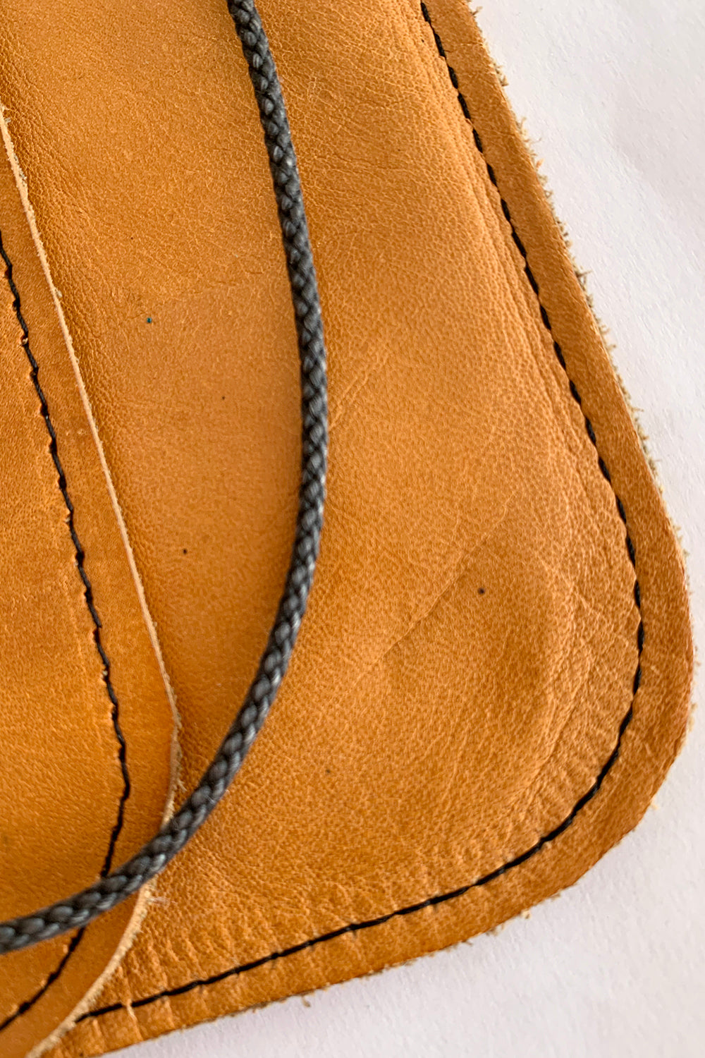 Vintage portemonnee met koord