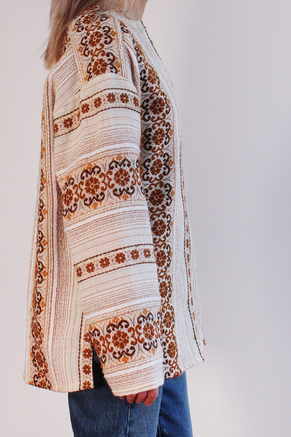 Vintage sixties geweven top