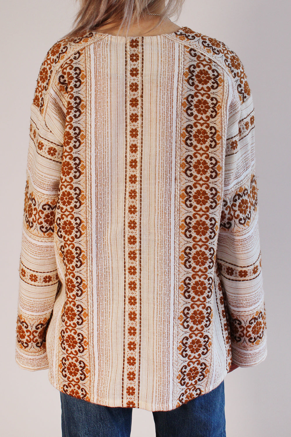 Vintage sixties geweven top