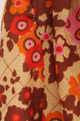 Vintage sixties jurk met floral print