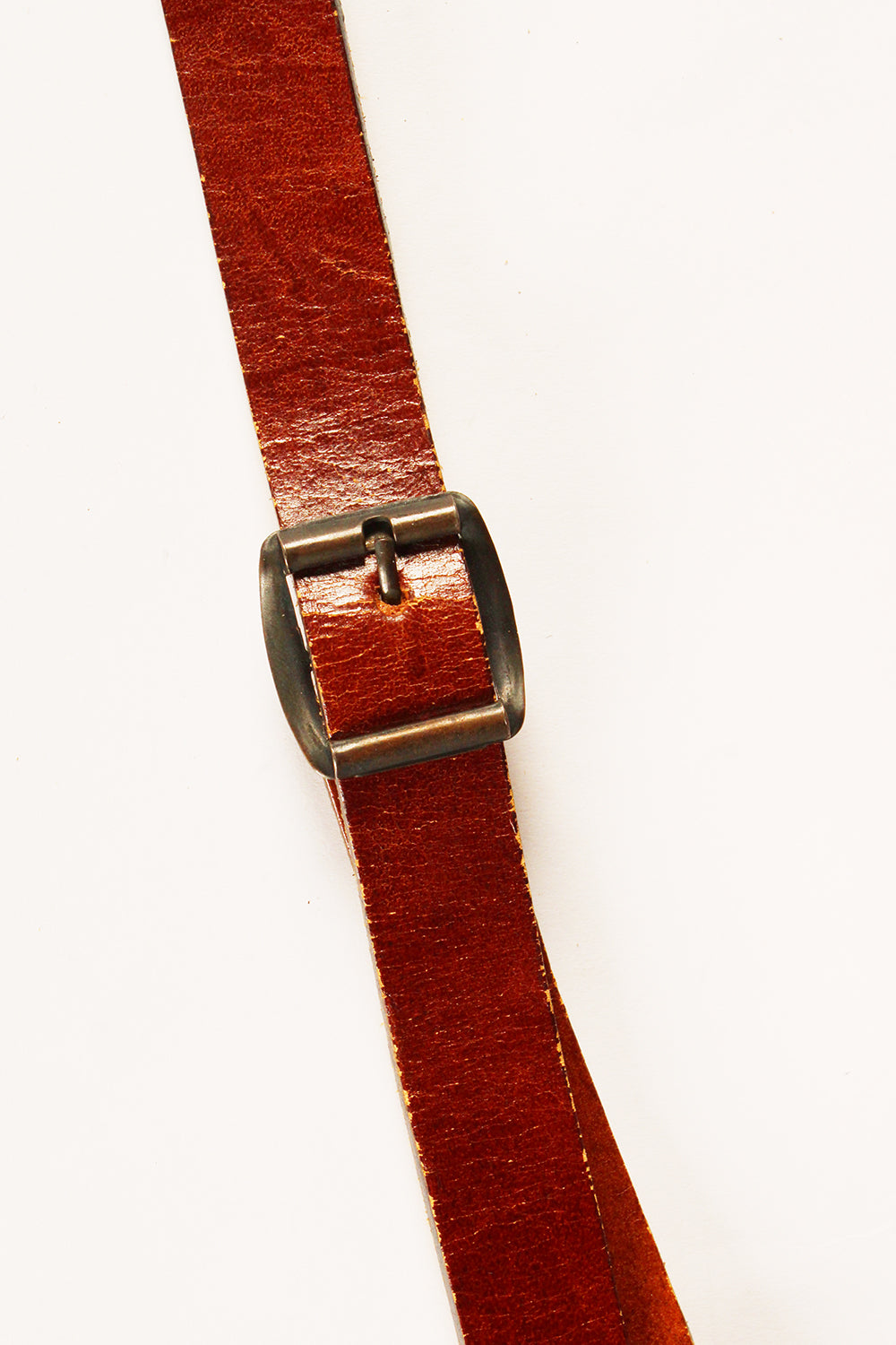 Vintage tuigleer schoudertas