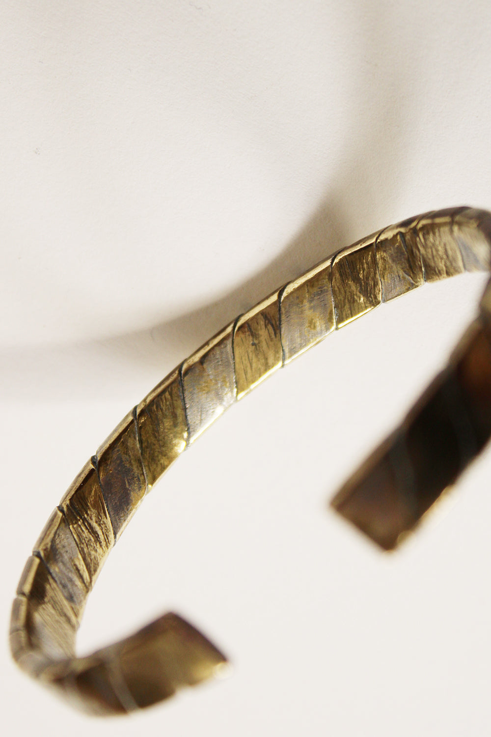 1970s vintage metalen klemarmband