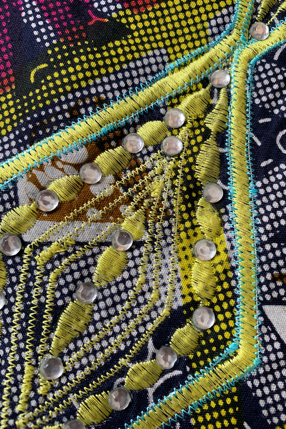 Vintage Afrikaanse Batik jurk