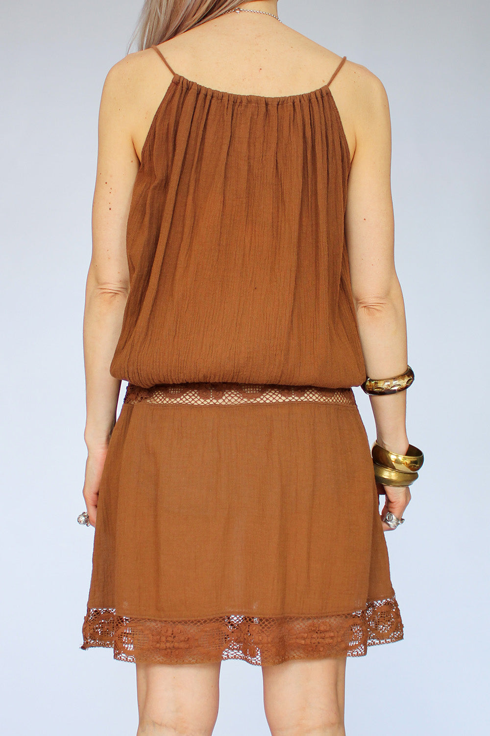 Michelle Jonas Bohemian jurk met kant_3
