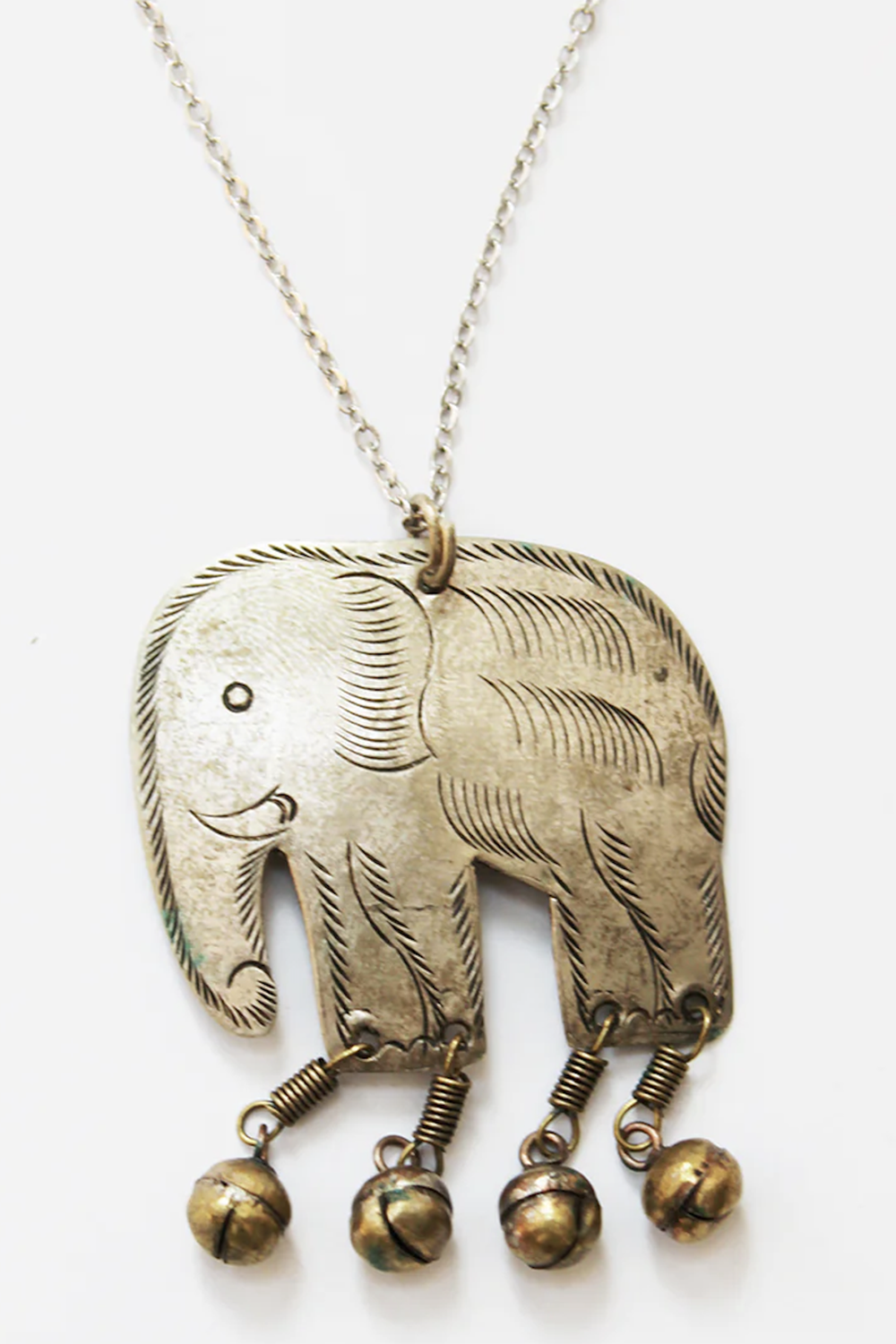 Vintage Indiase ketting met olifant hanger