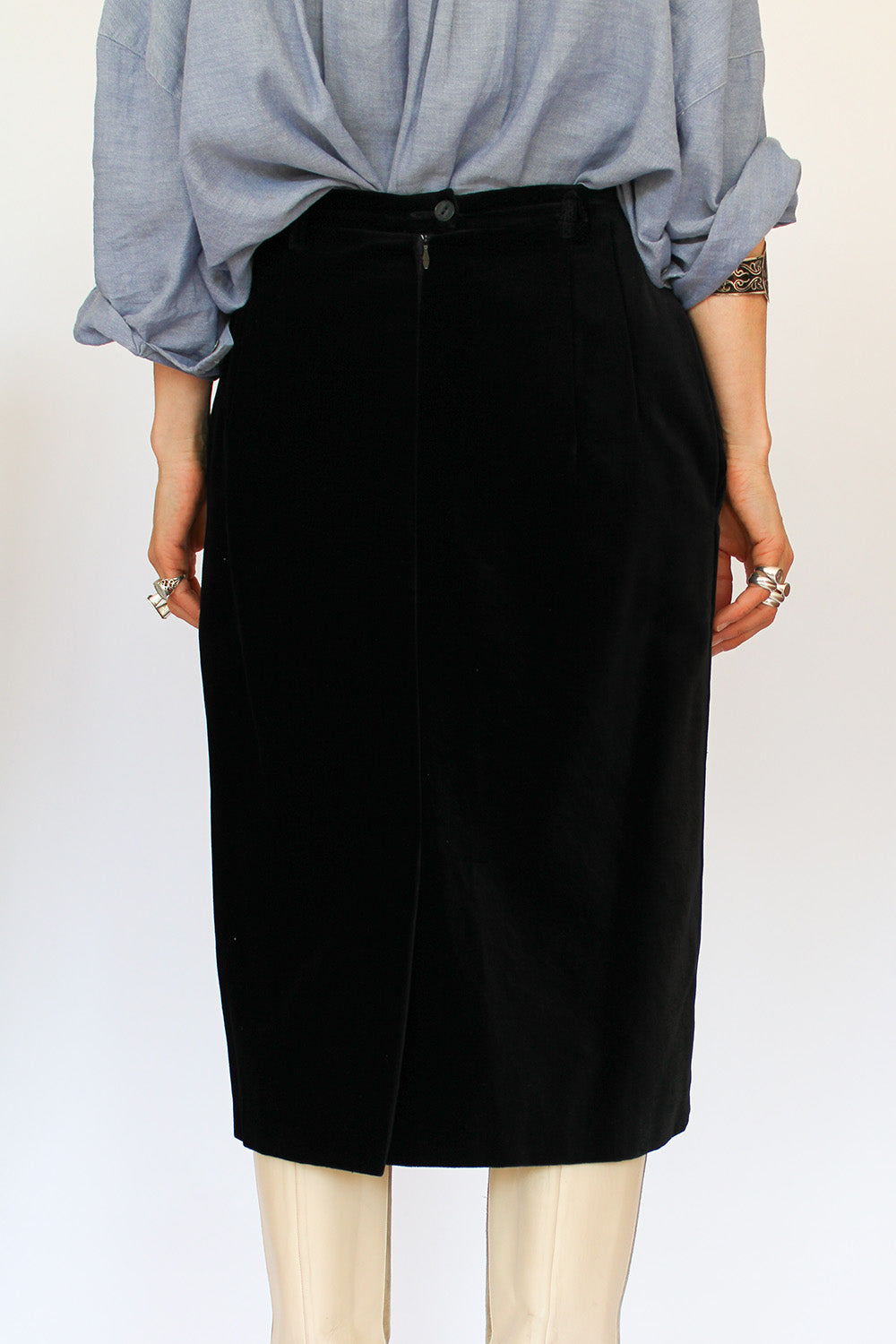 Velvet vintage jaren 70 rok_2