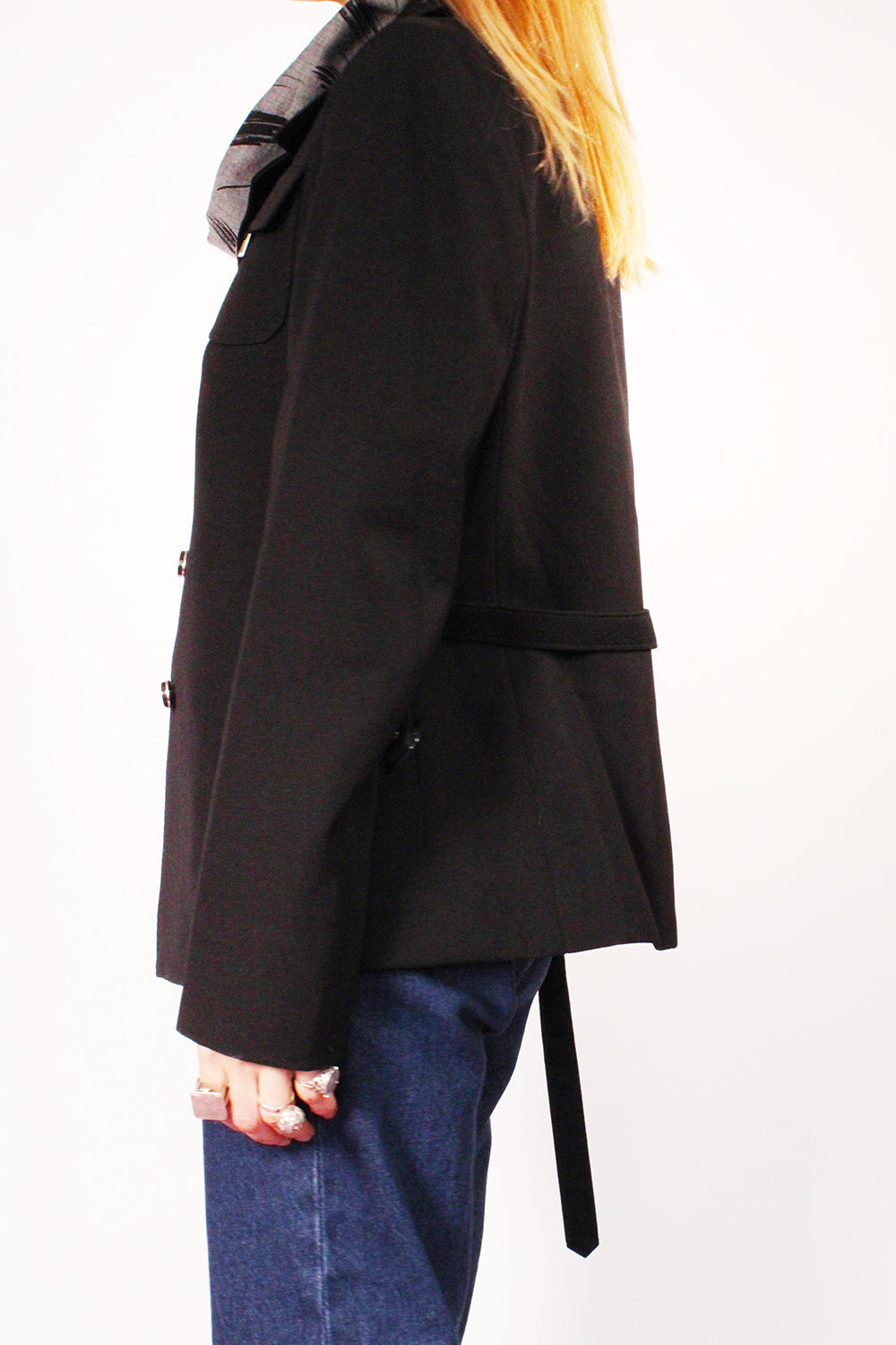 Vintage 60s blazer met ceintuur